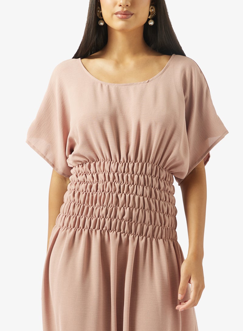 هيا كلوزيت عباية مكشكشة بأكمام واسعة - Image 3